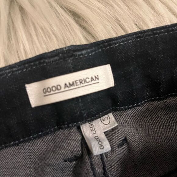 Good American Dark Blue Denim Jeans - Picture 5 of 6